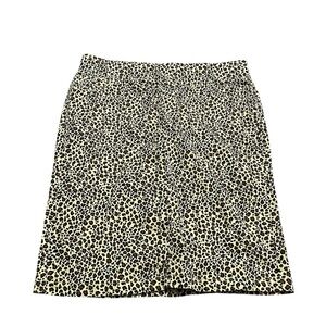 Vintage Plus Size XL Chic Leopard Print Pencil Skirt Elastic Animal Print Fall